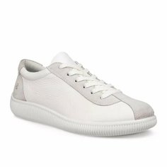 Кеды ecco SOFT ZERO M, полнота F (EU)/ на среднюю стопу, размер 39, белый