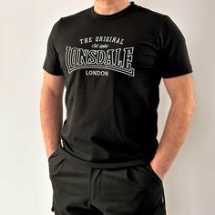 Футболка LONSDALE, размер L, черный