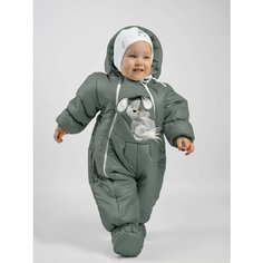 Комбинезон-трансформер MaLeK BaBy 147шм, размер 68, , хаки