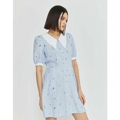 Платье Gloria Jeans, размер 16-17л/170 (46), голубой/разноцветный