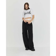 Брюки Gloria Jeans Ready! Steady! Go!, размер 12-14л/158-164, черный