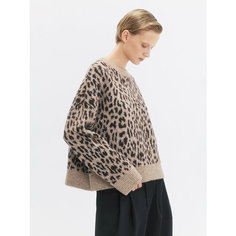 Джемпер Befree SMART, размер XS/170, , бежевый принт