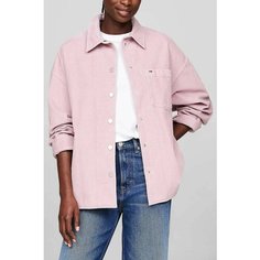 Рубашка Tommy Jeans, размер S, фиолетовый