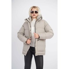 Парка H&T Collection, размер 50, серый