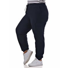 Брюки спортивные Большие размеры, размер 68, синий Avanessa Style