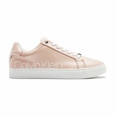 Кеды CALVIN KLEIN CUPSOLE LACE UP LOGO, размер T38, розовый
