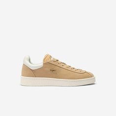 Кеды LACOSTE Baseshot Premium Suede, размер T8, светло-коричневый