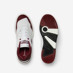Кроссовки LACOSTE, размер T95, белый/бордовый