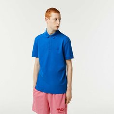 Поло LACOSTE Regular Fit, размер T6, светло-синий