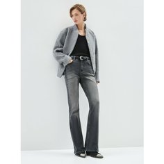 Джинсы клеш Zarina bootcut, размер XL (RU 50)/170, серый деним