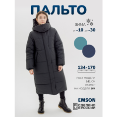 Пальто EMSON, размер 164, черный
