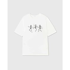 Футболка Gloria Jeans, размер XS (38-40), молочный