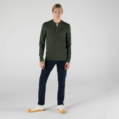 Поло LACOSTE, размер T4, темно-зеленый