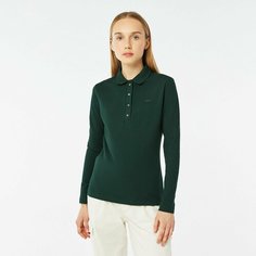 Поло LACOSTE, размер T40, зеленый