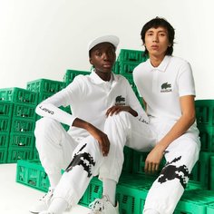 Поло LACOSTE, размер TXL, белый