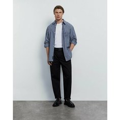 Брюки классические Gloria Jeans GJ BLACK, размер 42/176, чёрный