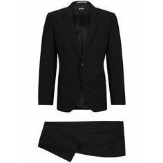 Костюм классический BOSS, размер 56 EU, черный