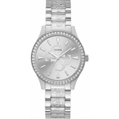 Наручные часы GUESS, серебряный