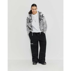 Брюки спортивные Gloria Jeans Ready! Steady! Go!, размер 12-14л/158-164, черный