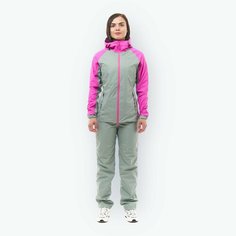 Комплект верхней одежды Dragonfly Мембранный костюм женский Dragonfly ACTIVE 2.0 Woman Pink 2023, размер L, серый/розовый