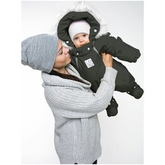 Комбинезон-трансформер MaLeK BaBy 163шм/2, размер 74, , хаки