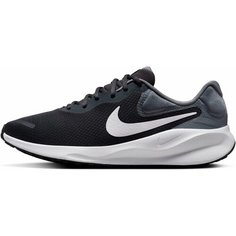 Кроссовки NIKE Revolution 7, полнота F (EU)/ на среднюю стопу, размер 9,5 US, черный