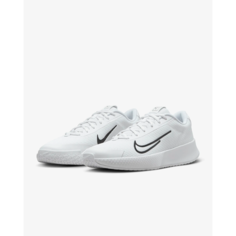 Кроссовки NIKE Court Vapor Lite 2, размер 44EU / 10US / 28СМ, бело-черный
