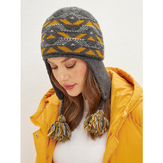 Шапка ушанка Сиринга, размер 56/58, серый