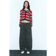 Брюки бананы Befree Young, размер L/XL INT, оливковый