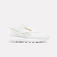 Кроссовки Reebok Classic Leather SP, размер 10 US, белый/золотой/белый
