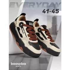 Кроссовки BAASPLOA, размер 43, бело-черный