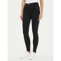 Джинсы скинни Tommy Jeans, размер 29/32, черный
