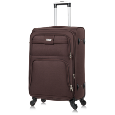 Чемодан Lcase Barcelona, 75 л, размер M, кофейный