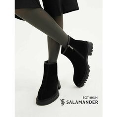 Ботинки дерби Salamander, размер 36, черный