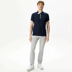 Брюки LACOSTE, размер T52, светло-серый