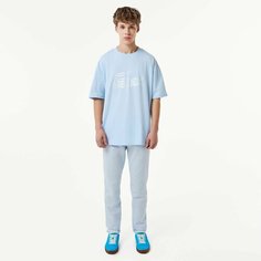 Брюки LACOSTE Slim fit, размер T38, светло-голубой