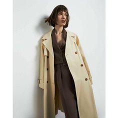 Тренчкот Gloria Jeans GJ BLACK, размер L (48-50), молочный