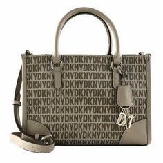 Сумка тоут DKNY, бежевый/коричневый