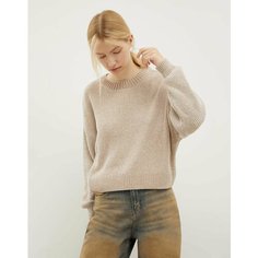 Джемпер Gloria Jeans, размер M (44-46), , бежевый/серый