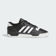 Кроссовки adidas Originals Rivalry Low, размер 11.5 UK, Core Black / Cloud White / Core Black