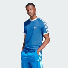 Футболка adidas Originals Adicolor Classics 3-stripes Tee, размер XL, blue