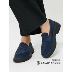 Лоферы Salamander, размер 40, темно-синий
