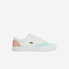 Кеды LACOSTE, размер T35, белый/розовый/голубой
