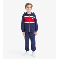 Костюм спортивный Diadora, размер XS, синий/красный
