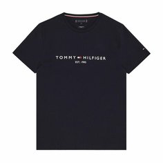 Футболка TOMMY HILFIGER, размер S, черный