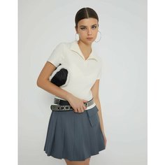 Поло Gloria Jeans GJ COOL, размер 8-10л/134-140, молочный