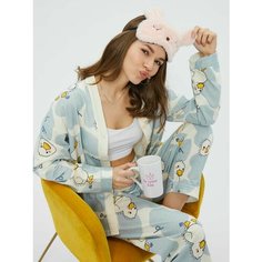 Пижама , размер 46, голубой Cozy Clo