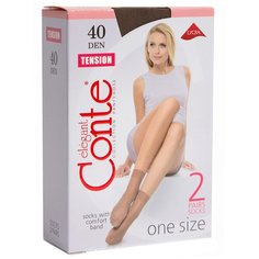 Носки Conte elegant, комплект, 40 den, 2 пары, размер 23-25, shade