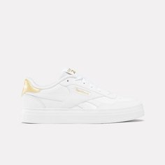 Кеды Reebok Court Advance, размер 5,5 US, белый/золотой