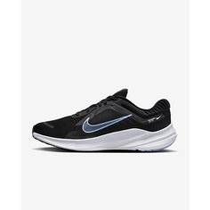 Кроссовки NIKE Quest 5, размер 8 US, black/white/cobalt bliss